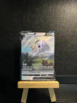 Pokemon - Arceus V - SWSH204 - Sword & Shield Black Star Promo - Holo Promo LP - Image 1