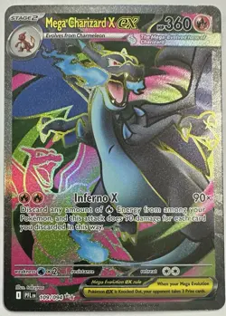 Pokemon (TCG) - Mega Charizard X ex - Me02: Phantasmal Flames - 109/094 Holofoil - Image 1