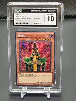Cgc 10 Jinzo Yu Gi Oh 2023 PSV-000 - Image 1