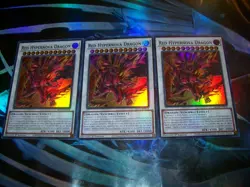 3x Red Hypernova Dragon 1st Edition Super Rare BLZD-EN038 Yu-Gi-Oh! - Image 1