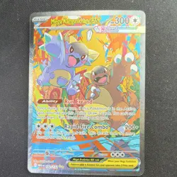 Pokemon TCG Mega Kangaskhan EX Full Art Holo Beast Card 182/132 English - Image 1