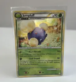 Jumpluff 6/123 - HeartGold & SoulSilver - Rare Holo LP Pokemon Card, 2010 - Image 1