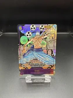 Enel One Piece Manga Card English Rare Super Rare Alt Art NM Manga - Image 1