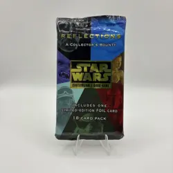 Vintage Star Wars CCG Reflections A Collector's Bounty Booster Pack 18 Cards New - Image 1