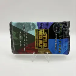Vintage Star Wars CCG Reflections A Collector's Bounty Booster Pack 18 Cards New - Image 4
