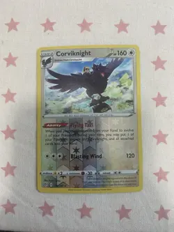 Corviknight 156/189 Darkness Ablaze Reverse Holo Rare Pokemon TCG Card - Image 1