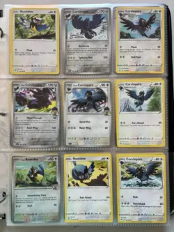 Pokemon Card Species Set Lot - 9x Unique Cards / Rookidee Family - Image 1