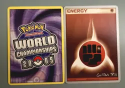 Pokemon ENERGY Card SET of (4) 2005 World Championships ▪ Rare Reg Finish▪MP - Image 3