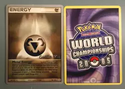 Pokemon ENERGY Card SET of (4) 2005 World Championships ▪ Rare Reg Finish▪MP - Image 4