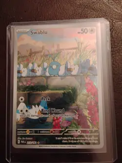 Swablu 213/182 Paradox Rift Illustration Rare Holo Card - Image 1