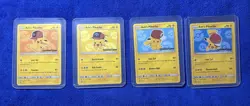 4 Ash's Pikachu Movie Promo Card Lot - SM110 SM111 SM113 SM114 - Mixed Condition - Image 1