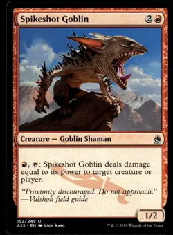 2018 Masters 25 Spikeshot Goblin Masters/Uncommon #152 - Image 1