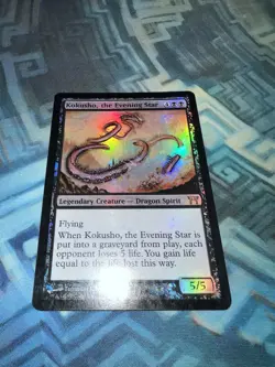 MTG Foil Kokusho, the Evening Star MP Champions of Kamigawa - Image 1