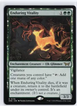 Enduring Vitality R Duskmourn: House of Horror 176 NM - Image 1