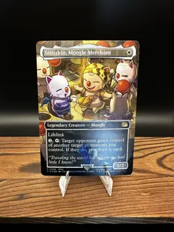 Stiltzkin, Moogle Merchant (FIN 0565),(Chocobo Track Foil) Final Fantasy, MTG - Image 4
