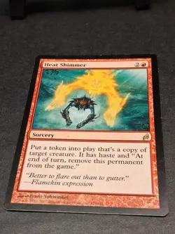 Heat Shimmer Lorwyn Rare MTG Magic Lightly Played LP Sorcery Clone Combo Red - Image 3