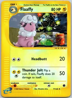 Flaaffy 77/165 Reverse Holo Uncommon Expedition Base Set MP - Image 1