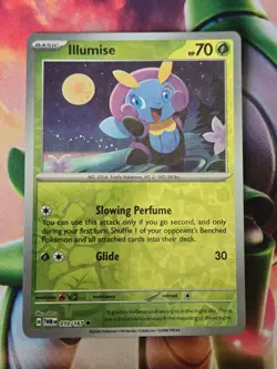 Illumise 010/167 Common Twilight Masquerade Pokemon Reverse Holo Near Mint - Image 1