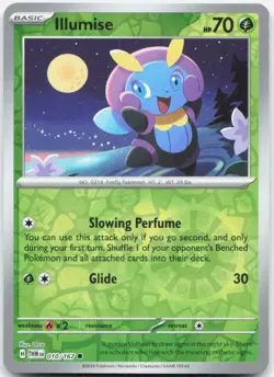 Illumise 010/167 Common Twilight Masquerade Pokemon Reverse Holo Near Mint - Image 1