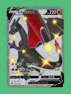 Charizard V Pokemon Champions Path Secret Rare 079/073 NM - Image 1