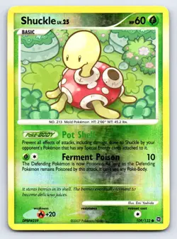 Shuckle 109/132 Common Secret Wonders Pokemon Reverse Holo Heavily Played - Image 1