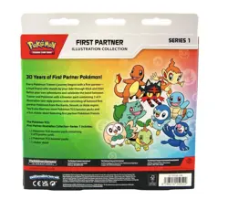 Pokemon TCG First Partner Illustration Collection Series 1 Box Charmander Rowlet - Image 2