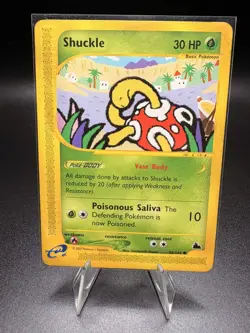 Pokemon Shuckle 96/144 Expedition Base Set Regular Common - MP - Image 1
