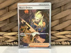 Pokemon TCG Boss's Orders 265/193 Paldea Evolved Special Illustration Rare NM - Image 1