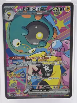 Iono's Bellibolt EX 279/217 Full Art SIR Ascended Heroes Pokemon MINT - Image 2