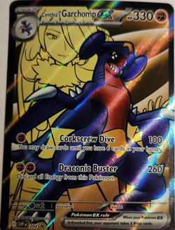 Pokemon Cynthia's Garchomp ex 215/182 Destined Rivals Ultra Rare Holo - Image 1