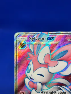 Pokemon Sun & Moon Guardians Rising Sylveon GX 140/145 Full Art Ultra Rare LP - Image 3