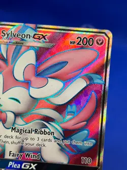Pokemon Sun & Moon Guardians Rising Sylveon GX 140/145 Full Art Ultra Rare LP - Image 4