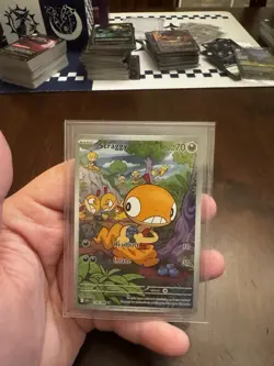 Pokemon TCG Scraggy Illustration Rare IR Full Art Holo 138/086 White Flare - Image 1