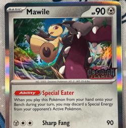 Mawile SVP039 Prerelease Black Star Promo Holo Obsidian Flames Pokemon Card NM - Image 2