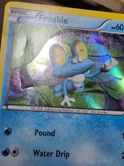 HP/DMG Holo Froakie 12/39 Common Kalos Starter Set Pokemon - Image 5