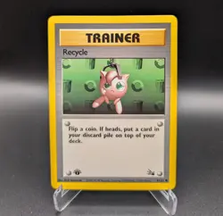 Recycle - 1st Edition - 61/62 Fossil - NM - Pokemon TCG WOTC - Image 1