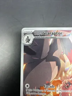 Larry's Staraptor 249/217 Illustration Rare ME: Ascended Heroes Pokemon NM - Image 2