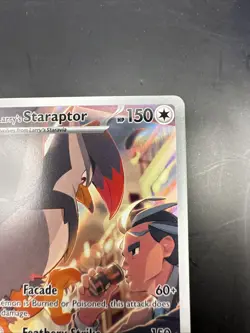 Larry's Staraptor 249/217 Illustration Rare ME: Ascended Heroes Pokemon NM - Image 3