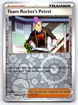 Pokemon Team Rocket's Petrel - SV10: Destined Rivals (DRI) Reverse Holo 176/182 - Image 1