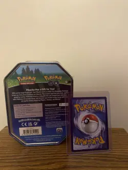 Pokemon Go TCG SET PIKACHU TIN WITH PIKACHU HOLO - Image 2