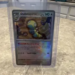 Pokemon Dudunsparce 080/131 Prismatic Evolutions Rare Master Ball Holo - Image 1