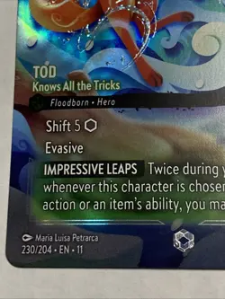 Tod 230/204 - Disney Lorcana TCG Enchanted Winterspell - Knows All The Tricks - Image 4