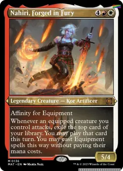 Nahiri, Forged in Fury (Foil Etched) [MAT - 136] - NM [Foil] TCG MTG - Image 1