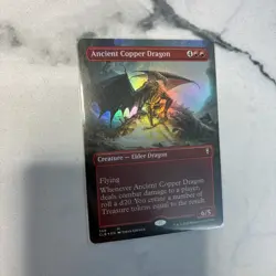 Ancient Copper Dragon (Borderless foil) Battle for Baldur's... - Image 1