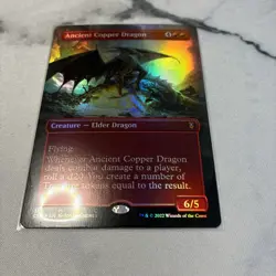 Ancient Copper Dragon (Borderless foil) Battle for Baldur's... - Image 2