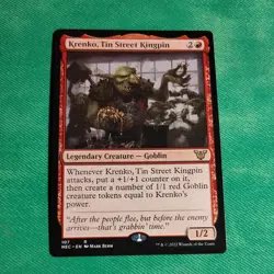 Krenko, Tin Street Kingpin R Commander: Kamigawa: Neon Dynasty 107 - Image 1