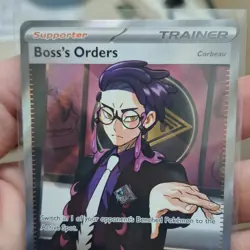 Pokemon Boss's Orders [Corbeau] Trainer-Supporter Full Art Holo - Image 1
