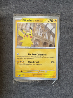 Pokemon TCG Pikachu At The Museum Jumbo Promo Card 2026 - Sealed - New - Image 1