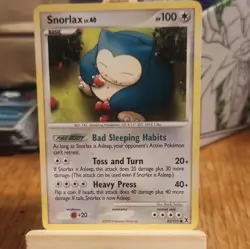 Pokemon TCG Snorlax 81/111 Platinum Rare Regular Basic 100 HP English Card - Image 1