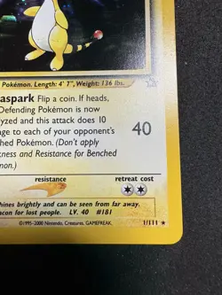 Pokemon TCG Ampharos Neo Genesis 1 Holo Unlimited Holo Rare - Image 4